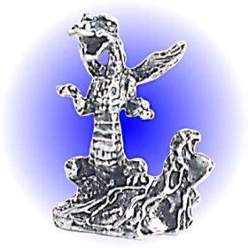 Roaring Dragon  Pewter Figurine - Lead Free