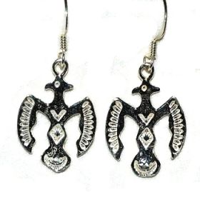Sterling Silver Southwestern ThunderBird Dangle Earring