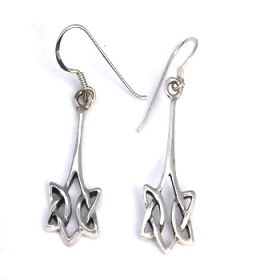 Sterling Silver Celtic Filigree Dangle Earring