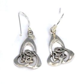 Sterling Silver Celtic knot Filigree  Dangle Earring