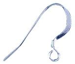 Sterling Silver 26mm French Ear Wire- Sold by the piece