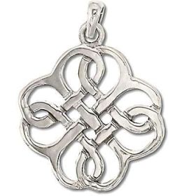 Sterling Silver Celtic Infinity Weave Pendant