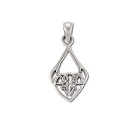 Sterling Silver 925 Celtic Filigree Charm Pendant