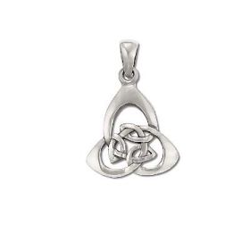 Sterling Silver Celtic Trinity Knotted Charm Pendant