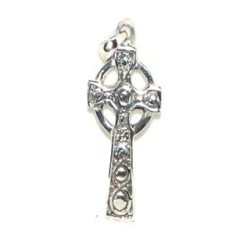 Sterling Silver Celtic Cross Charm Pendant