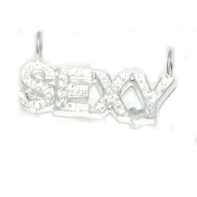 Sterling Silver SEXY Pendant