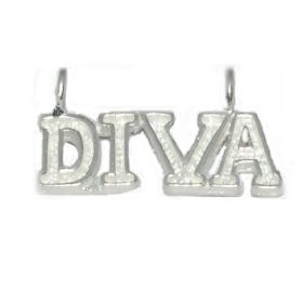 Sterling Silver DIVA Pendant