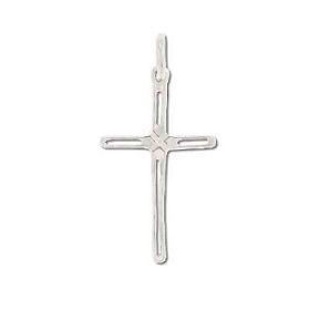 Sterling Silver Openwork Cross Pendant