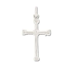 Sterling Silver Wrapped Ends and Center Cross Pendants