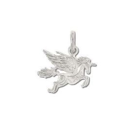 Sterling Silver Flying Pegacorn Pendant