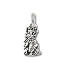Sterling Silver Sitting Cat Pendant