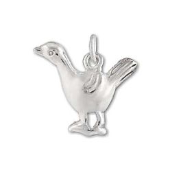 Sterling Silver Baby Duck Pendant