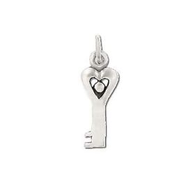 Sterling Silver Key to the Heart Pendant