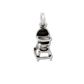 Sterling Silver Baby High Chair Figurine Pendant