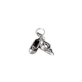 Sterling Silver 2 Baby Shoes Charm Pendant