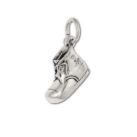Sterling Silver Baby Shoe Charm Pendant