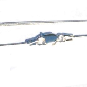 Sterling Silver 16 Inch 8 side 1 mm Snake Neck Chain.