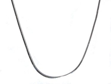 Sterling Silver 8 side  0.9 mm 16 Inch Snake Chain Necklace