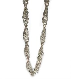 Sterling Silver 20 Inch 4 mm Twisted Curb Neck Chain