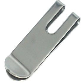 Stainless Steel Cut Out Engravable Money Clip