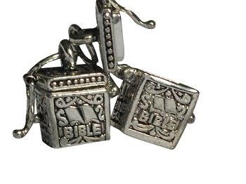 Bible Prayer Box Charms Pendants