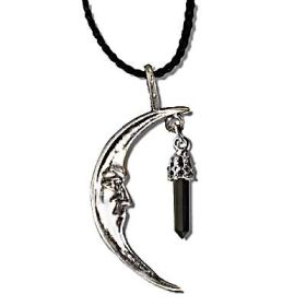 Man in the Moon with Fantasy Point Drop Necklace