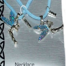 Wing Glitter Fairies Best Friends Pendent Necklaces