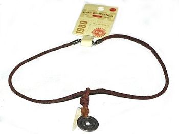 Next Generation Leather band Necklace with Shell Shark Tooth