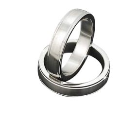Men's 316L Stainless Steel Texture 5 mm Band Ring