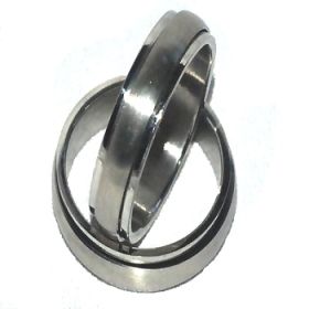 316L Stainless Steel 6mm Smooth Spinner Ring