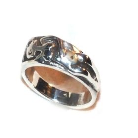Sterling Silver Kama Sutra Lover Lady Waiting Ring
