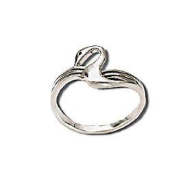 Sterling Silver Swan Ring