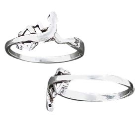 Sterling Silver Salamander Ring