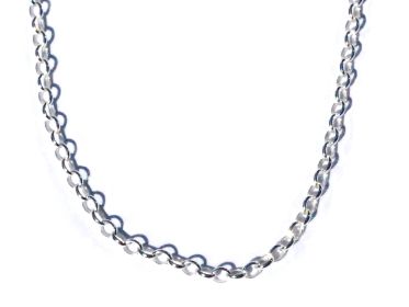 Sterling Silver 20 Inch Rolo 2.1mm Neck Chain Necklace
