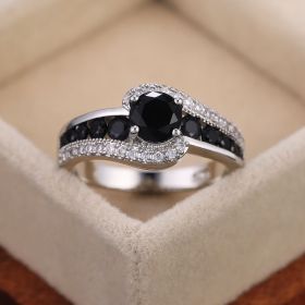 Fashion OL Ladies Holiday Gift Jewelry Items (Color: Black, size: No.10)