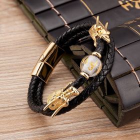 Personalized Stainless Steel Buckle Jewelry (Color: Gold, style: C)