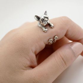 Animal Wrap Ring Fashion Jewelry (Color: Silver)