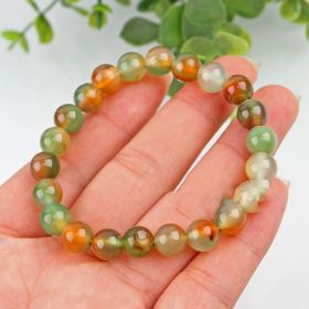 Peacock Agate Bracelet Jewelry 8-20mm (Color: 8mm)