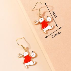 Jewelry Simulation Food Play Fruit Pineapple Pendant Earrings (style: 16 Style)