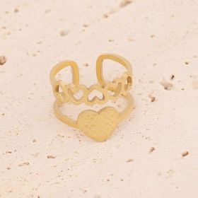 Women's Jewelry Star Moon Stainless Steel Ring (Color: No.2)