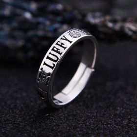 Jewelry Silver Solid Color Unisex Plating Ring (Color: Straw hat)