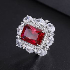 S925 Silver Needle Simulation Jewelry Accessories Set (Color: Ring)