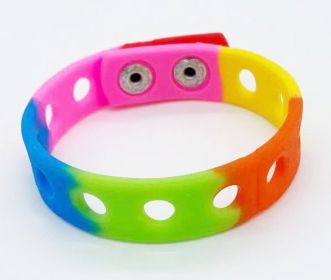 Fashion Silicone Hole Bracelet Jewelry (Color: Camouflage)