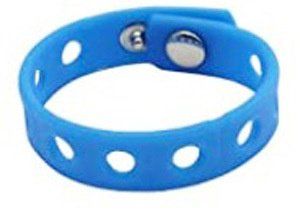Fashion Silicone Hole Bracelet Jewelry (Color: Sky blue)