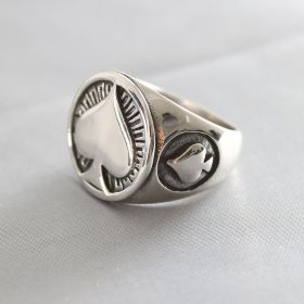 Vintage Dropshipping Stainless Steel Ladies Mens Biker Punk Sacred Heart Of Jesus God Ring Cross Amulet Jewelry For Man Gift (Color: White, size: 12)
