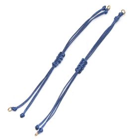 DIY Jewelry Accessories Material Adjustable Hand Rope Korean Wax Thread (Color: Royal blue)