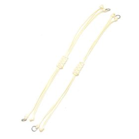 DIY Jewelry Accessories Material Adjustable Hand Rope Korean Wax Thread (Color: Beige)