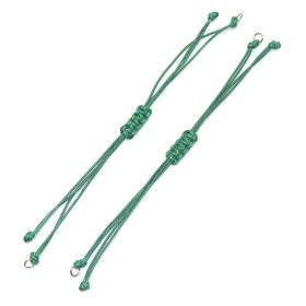 DIY Jewelry Accessories Material Adjustable Hand Rope Korean Wax Thread (Color: Green)