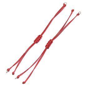 DIY Jewelry Accessories Material Adjustable Hand Rope Korean Wax Thread (Color: Red)