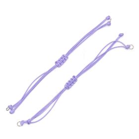 DIY Jewelry Accessories Material Adjustable Hand Rope Korean Wax Thread (Color: Purple)